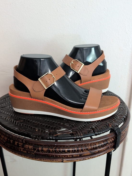 Cole Haan Shoes - Cole Haan Grand Os Heels Sandals Size 9 B  Buckle Strap Open Toe